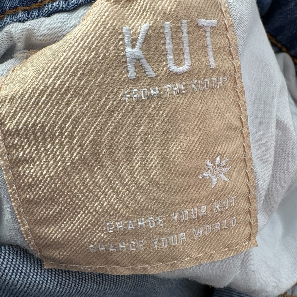 KUT from the Kloth‎ Naomi Girlfriend Jeans Plus Size 16W Stretch Straight Leg - Picture 8 of 11
